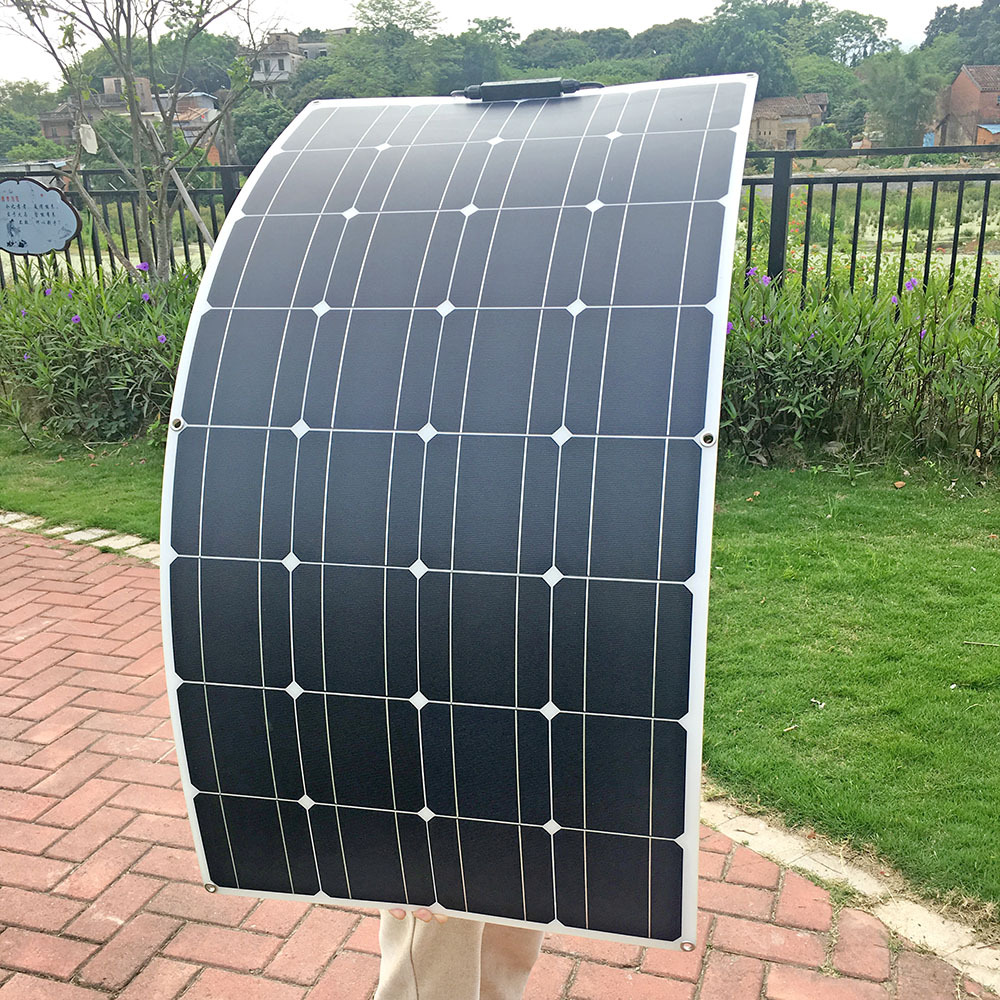 Chinese Factory Supply Monocrystalline Solar Panel Ip65 Waterproof Panel Solar Flexible 100w