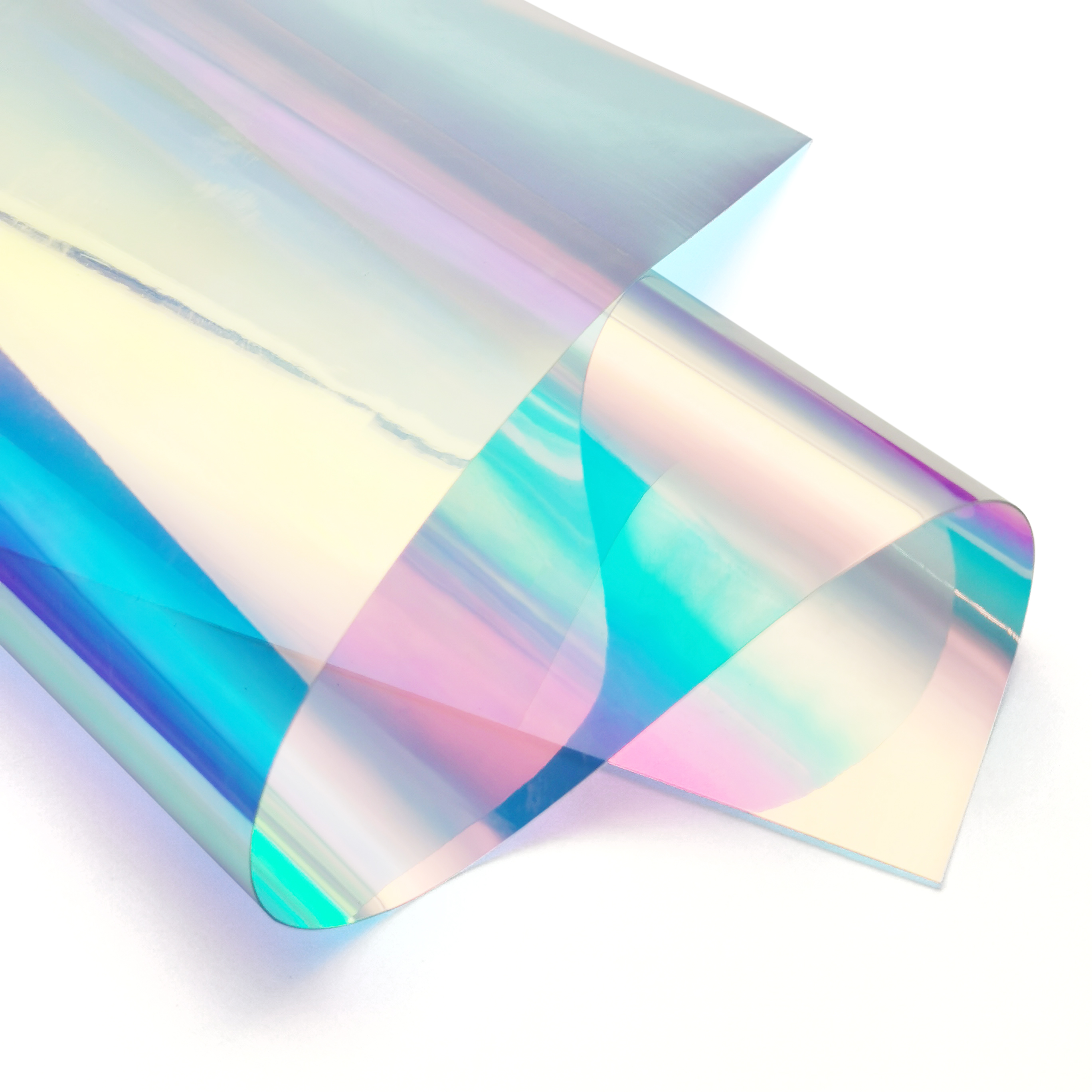 rainbow window film laser plastic film 0.6 non-crease synthetic green pvc film