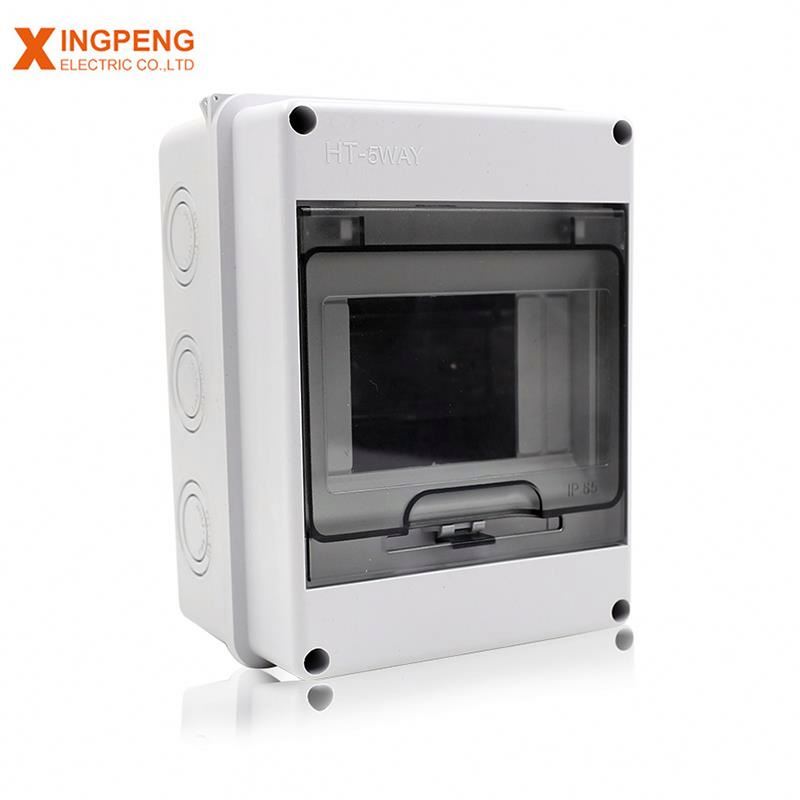 Durable Waterproof panel box ip65 ABS MCB breaker distribution box 5 ways