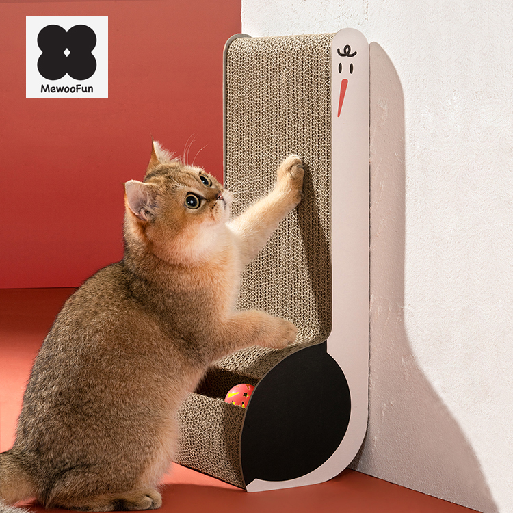 Новый дизайн, Когтеточка MewooFun для кошек, картонная гофрированная Когтеточка для кошек
