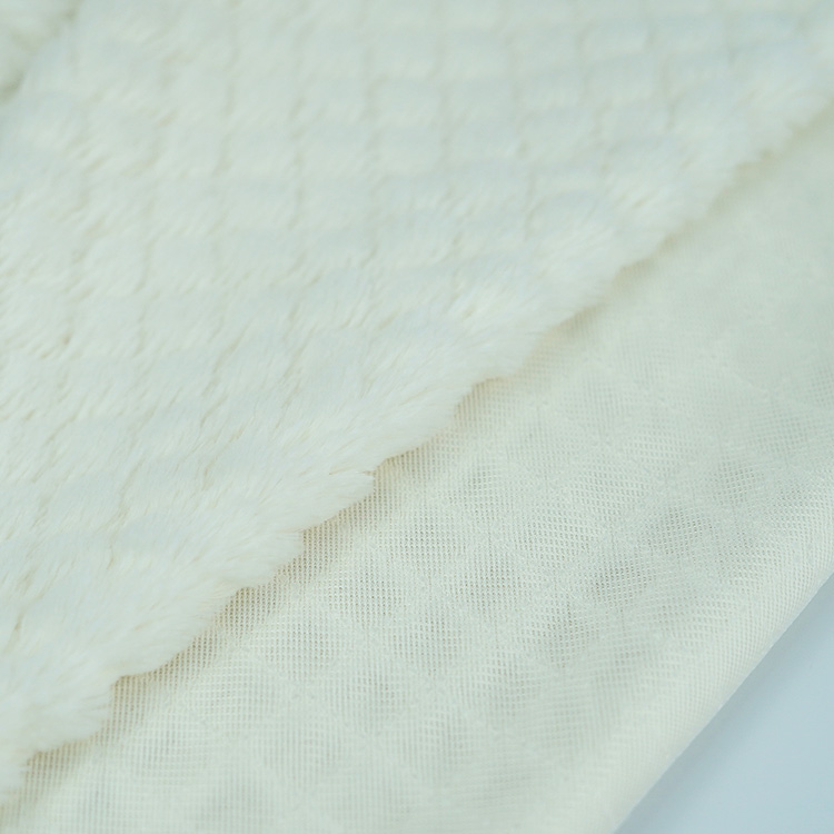 KINGCASON Factory Direct Sale Custom Designs Brushed 100%Polyester Faux Fur Fabric for Blanket