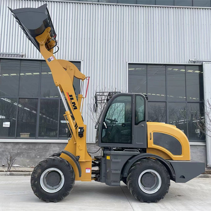 JIELI ZL15 Heavy Equipment Front End Agricultural Machinery 1.5 Ton Engine Wheel Loader Mini Articulated Loader for Sale