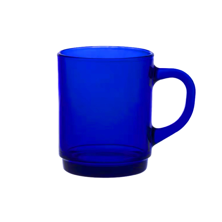 Hot sale high quality customize logo coffee tea milk glass cups sublimation juice glass home nordic mugs