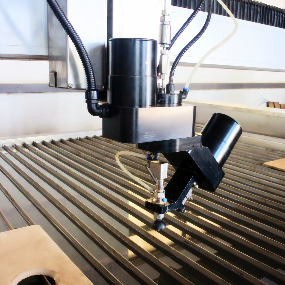 CNC переменного тока 5 оси водоструйный автомат для резки мрамора 3d водоструйный резак 3020 гидроабразивной стол