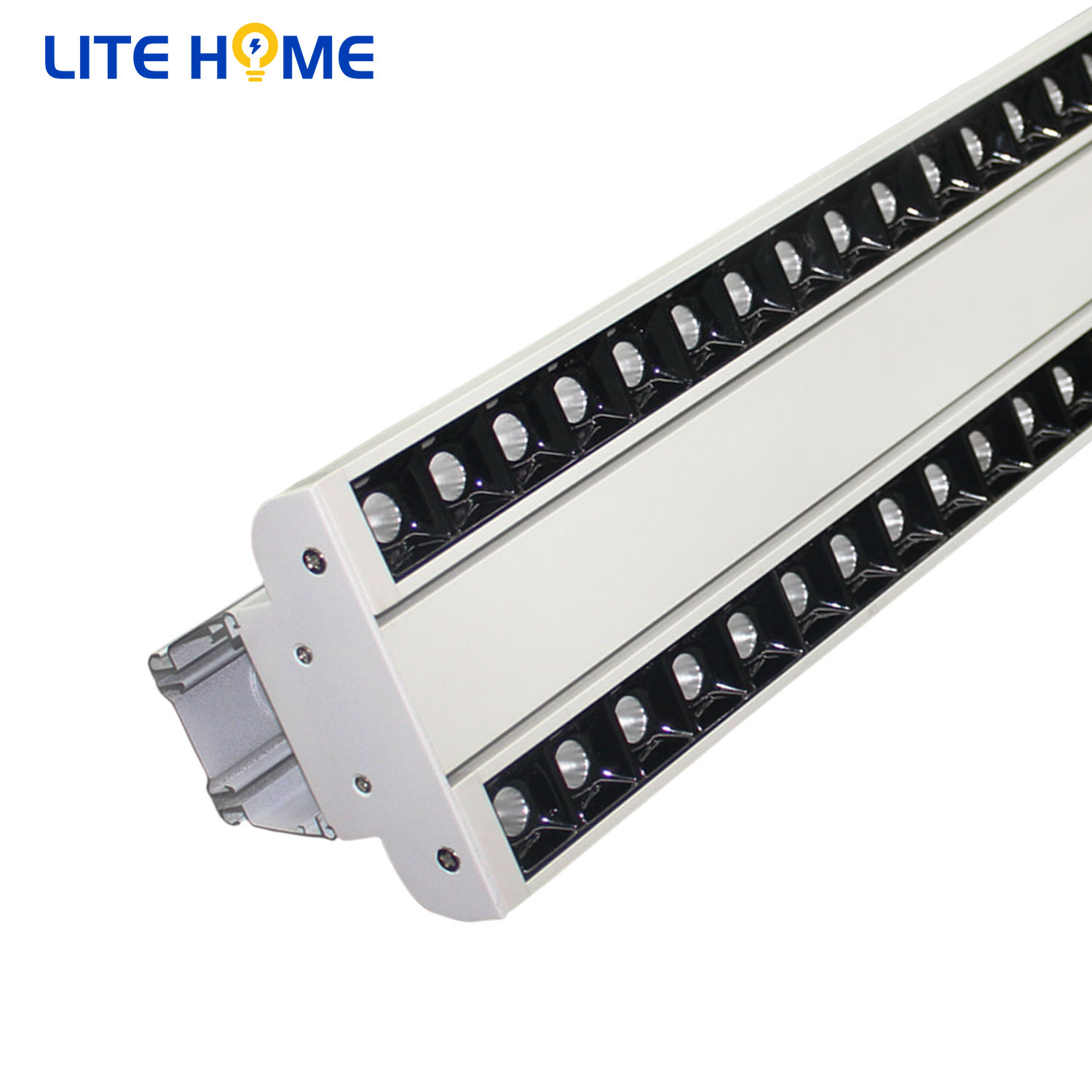 Litehome track lighting 50w high efficiency LED grille light for supermarket