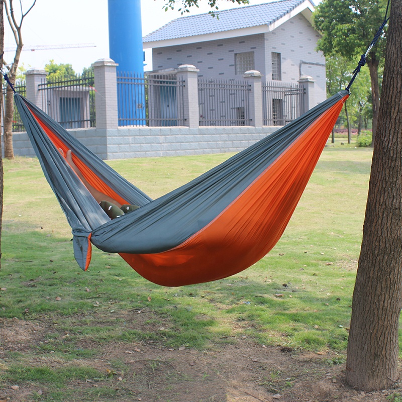 Durable Garden Hammock Swing Hiking Beach Garden Bed Hammock Backyard Indoor Camping Accessories Camping Hammocks Waterproof