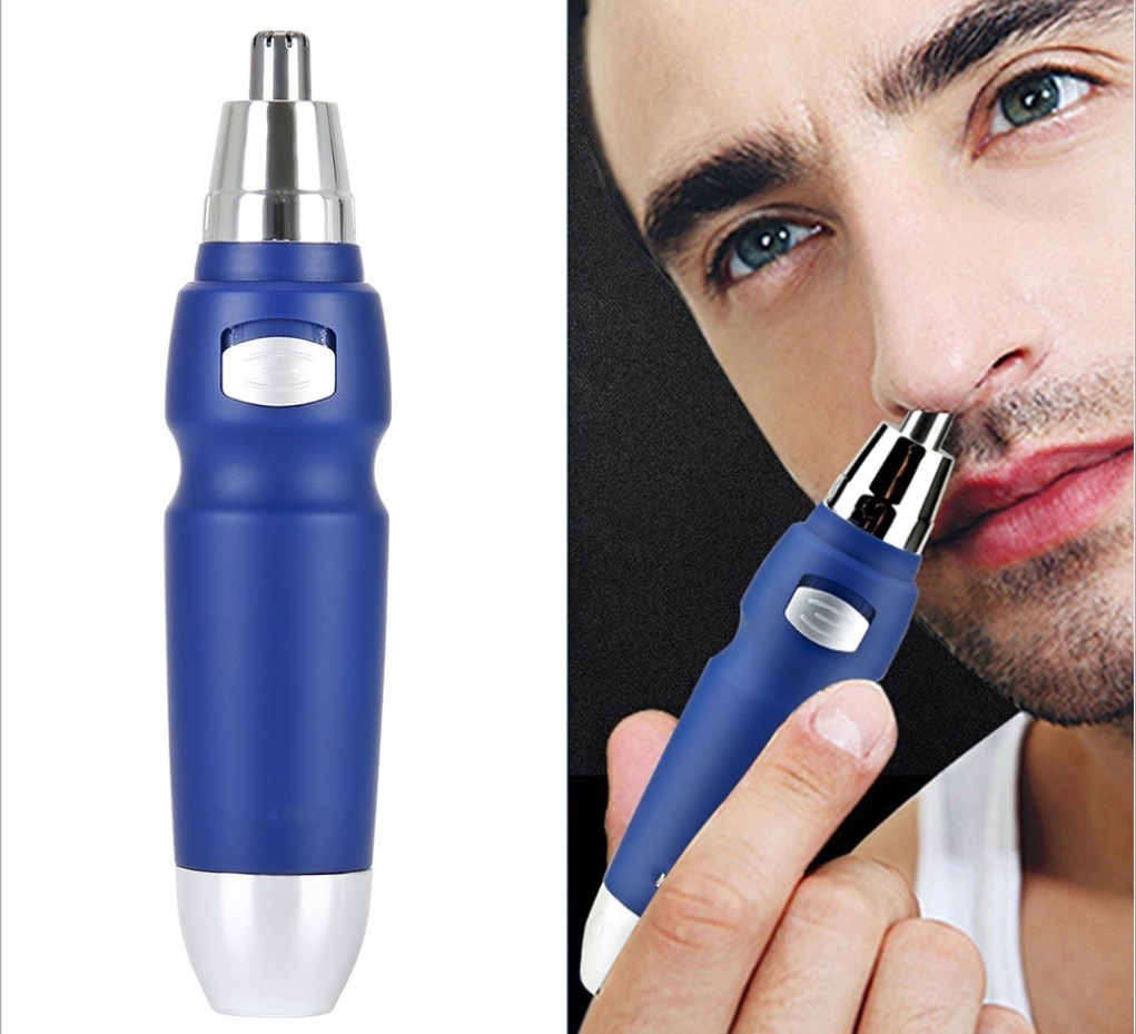 Mini 3 in 1 USB Rechargeable Electric Men Eyebrow Ear Nose Hair Epilator Trimmer