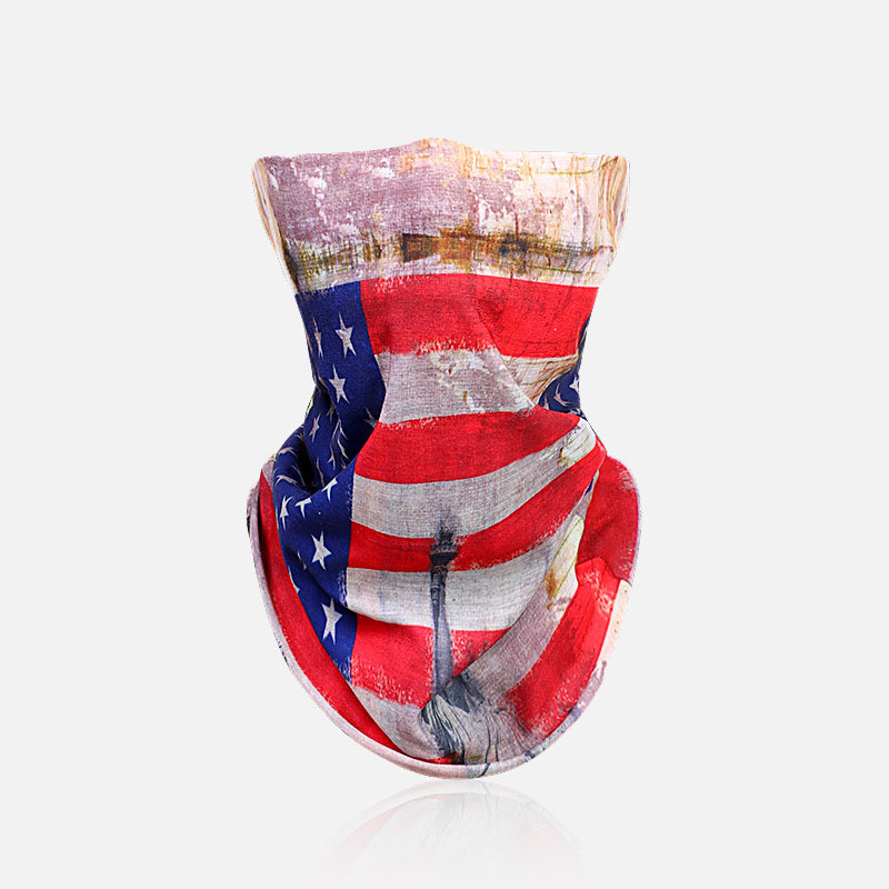 Outdoor Print Headscarf For Men Women Neck Scarf Sport Bandana Silk Scarf