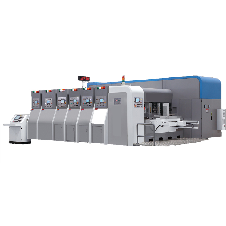 High Speed Flexo Printer Large Size Vacuum Transfer Carton Printing Slotting Die-Cutting Machine