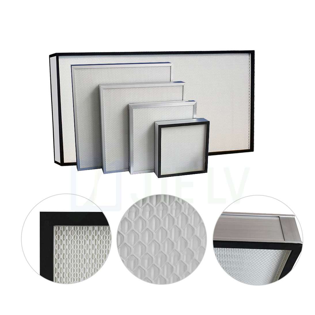 Hepa-фильтр H13 H14 U15 Alibab мини-Складная Панель HVAC HEPA-фильтр для ламинарного шкафа потока, лаборатории, чистых помещений