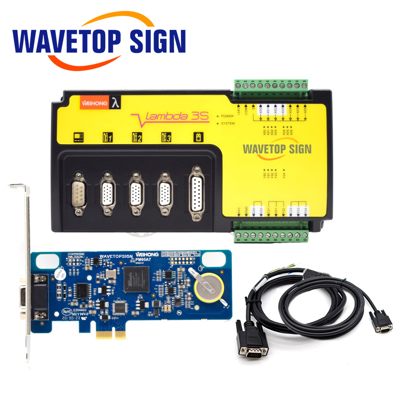 Контроллер WaveTopSign CNC, 3-осевая Плата управления для деревообрабатывающего станка PM95A 3S + Lambda 3S
