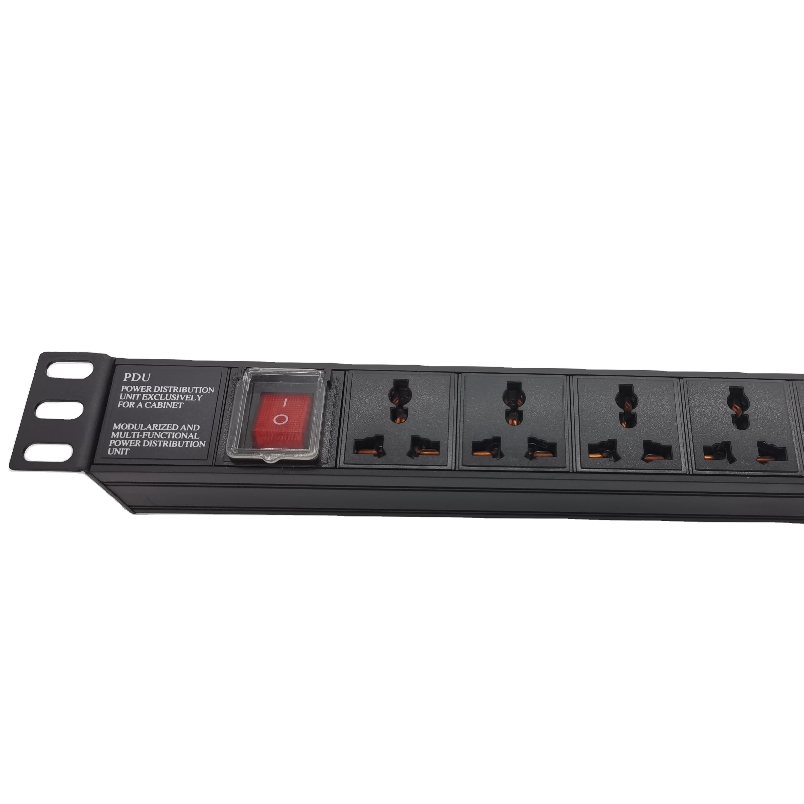 Прочный оптовая продажа с фабрики 1U черный 19 дюймов стойку серверов Ip Pdu с 10A индикатор