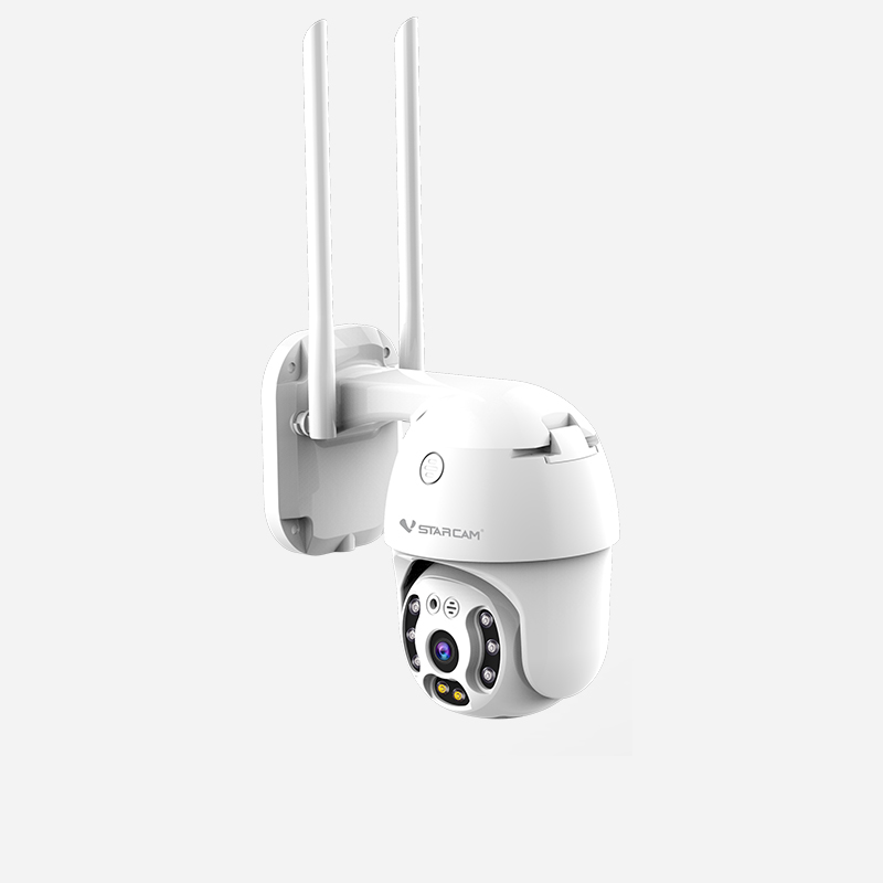 Горячая Распродажа CS64 PTZ 1080P Wi-Fi уличная камера с водонепроницаемой дымовой сигнализацией, камера безопасности с обнаружением звука