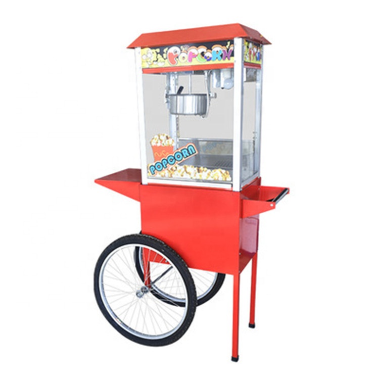 Commercial Multipurpose Electric Popcorn Machine с Cart, 8 унций
