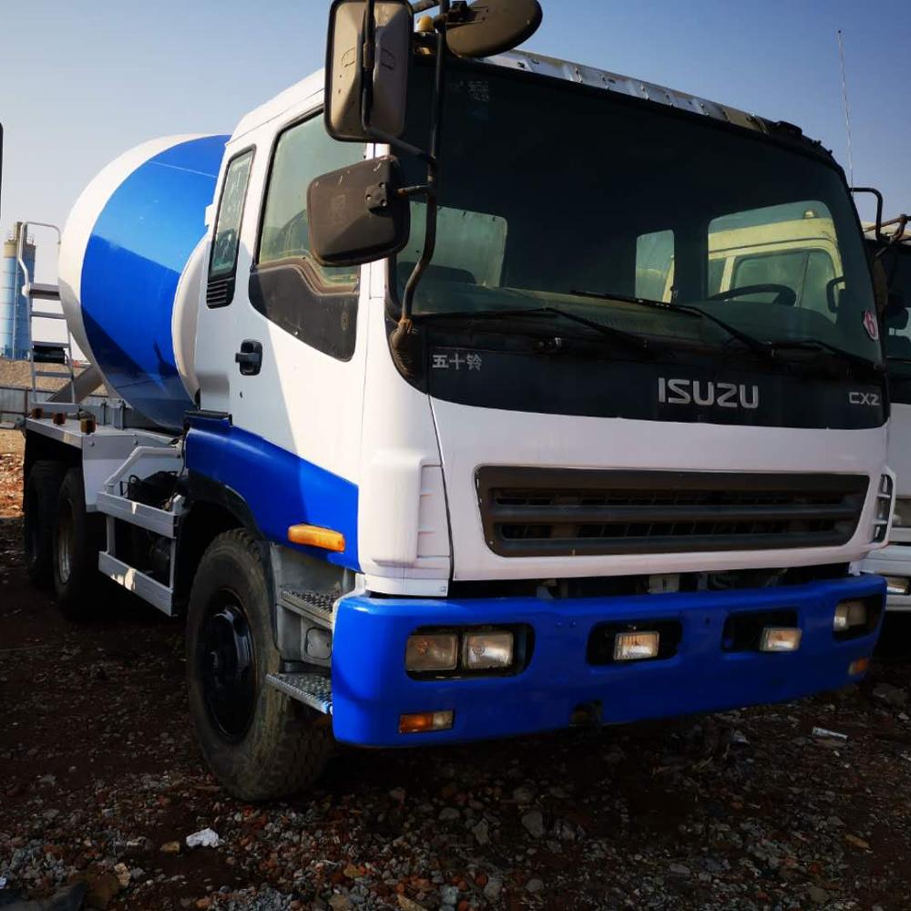 Б/у японская Бетономешалка 10 куб. М Isuzu-Бетономешалка для продажи хорошее состояние низкая цена