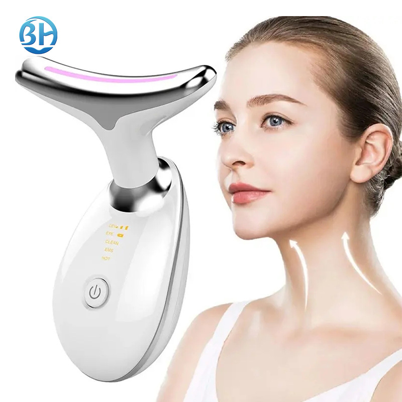 Portable Ultrasonic Facial Cleaner & Massager 220g RF LED Anti-Wrinkle Skin Care Tools Home Use Face Lift Body Beauty Tool