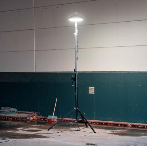 night time construction 300W LED Work Light for Construction site with 4M tripod for outdoor event lighting