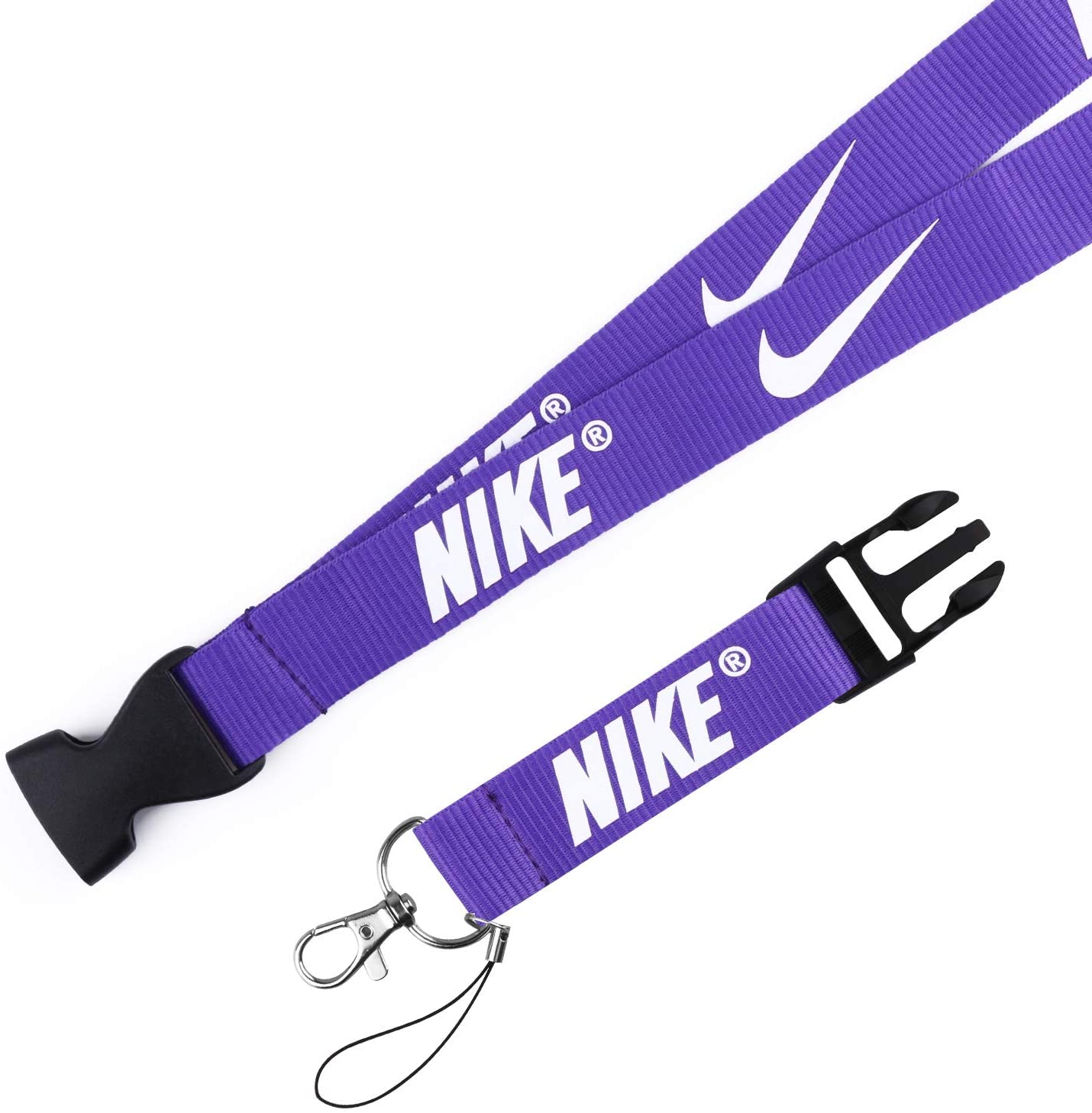Multi color Keychain Holder Polyester Neck Straps Lanyard keychain