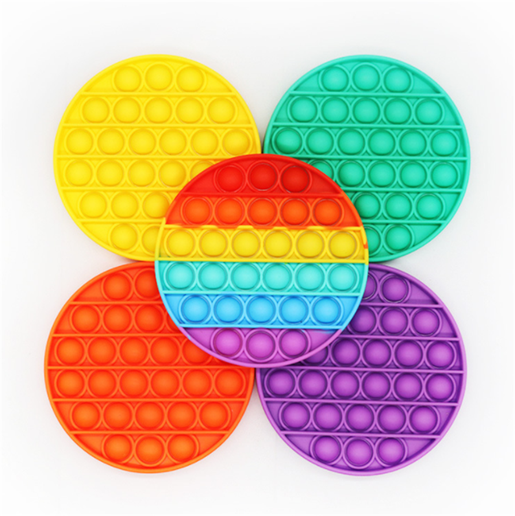 Игрушка антистресс Pop Bubble Push It, игрушка антистрессовая антитревожная антистрессовая для людей с аутизмом и особыми потребностями, силиконовая игрушка-Эспандер для детей Aults