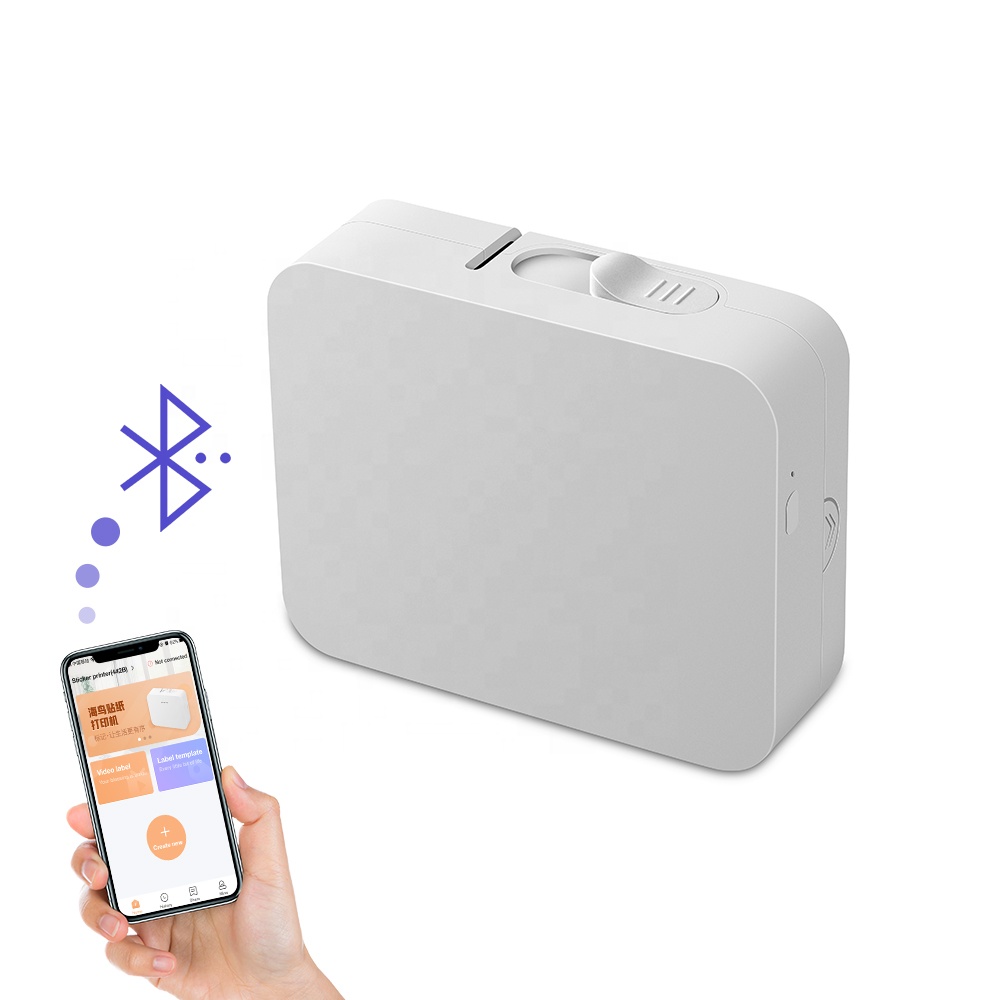 COLORSUN new arrival Portable wireless label printer mini office label printer thermal printer