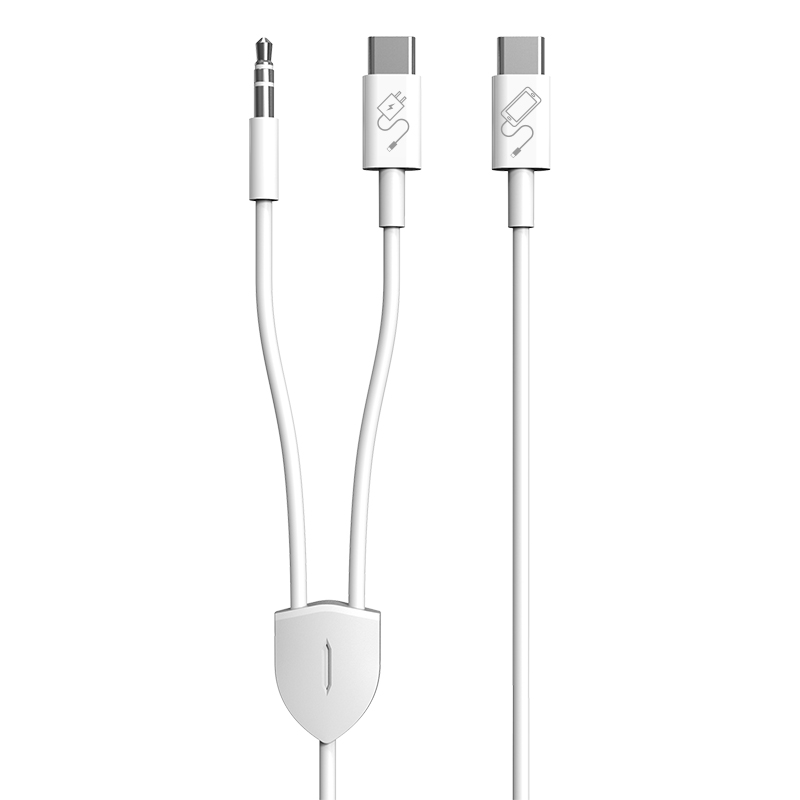 USB-C type c 3,5 мм аудио змея кабель 2 в 1 AUX адаптер
