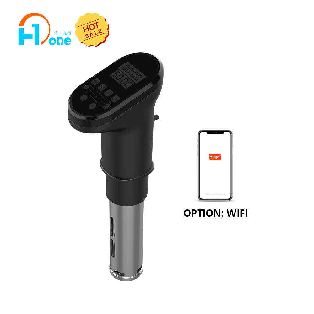 H-One Tuya Smart Home Sous Vide 220v 1200W Machine Sous Vide White Black Cooked Temperature Precise Cooker 1900