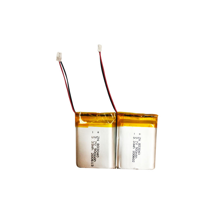 Оптовая продажа 803040 Китай 3,7 V 1000mAh Bluetooth перезаряжаемый литий-полимерный аккумулятор