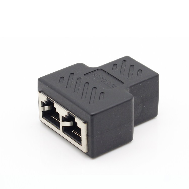 Сетевой кабель локальной сети Ethernet 1 в 2 способа, гнездовой Разветвитель RJ45, Соединительный адаптер для док-станций ноутбука