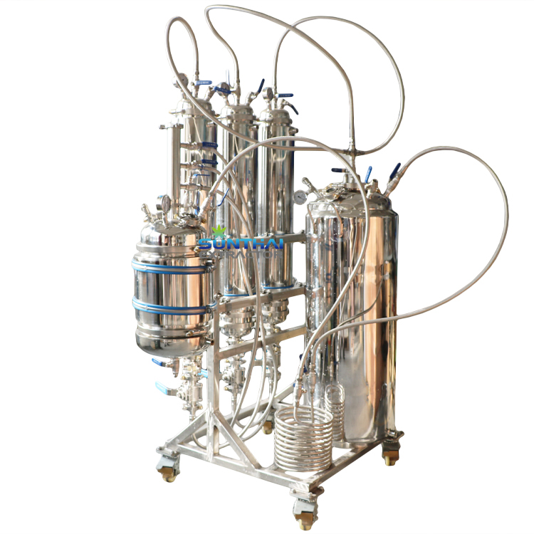 15lb closed loop extractor bho extraction with rack