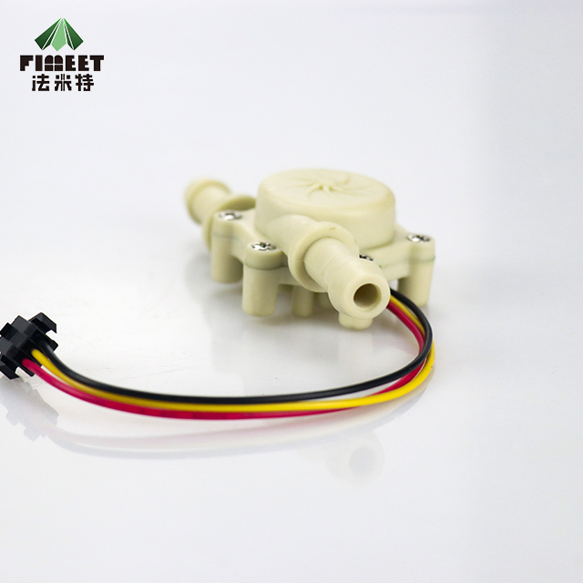 High precision miniature liquid flowmeter drinking water beer coffee machine pulse Hall type switch water sensor