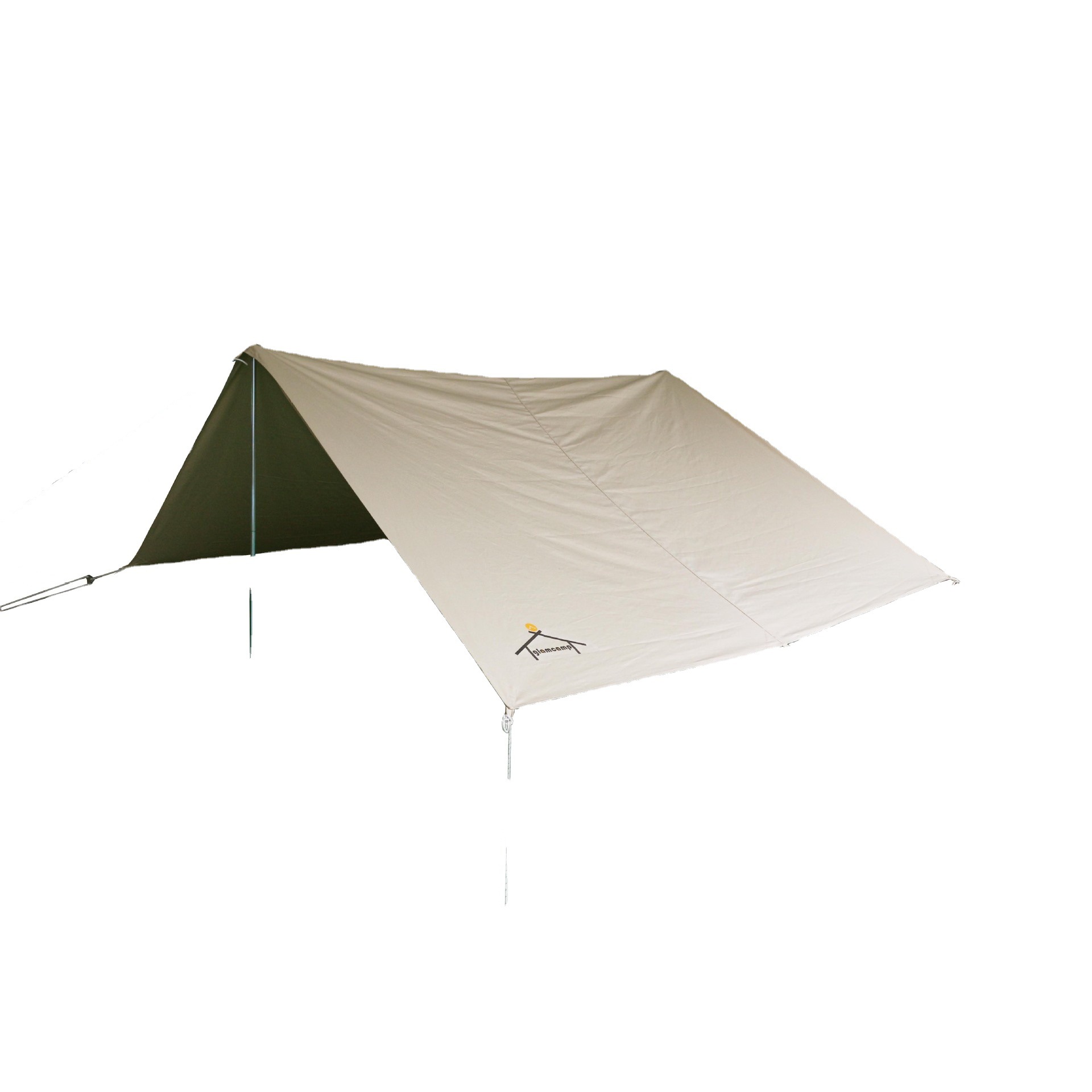 Ultralight 285g cotton Tarp Outdoor Camping Survival Sun Shelter Tent Shade Awning PU Coating Waterproof
