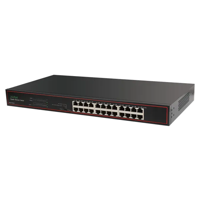 Сетевой коммутатор с 24 портами сетевой коммутатор 100 Мбит/с IEEE802.3af коммутатор питания через Ethernet/инжектор питания через Ethernet 24 RJ45 портов сетевой коммутатор для IP камера