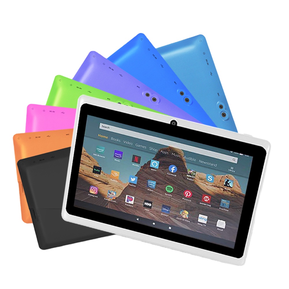 Brightside Q8 7-дюймовый планшет android 10 GO 2 Гб ОЗУ 16 Гб ПЗУ Фронтальная и задняя камера четырехъядерный IPS HD дисплей Wi-Fi android планшет
