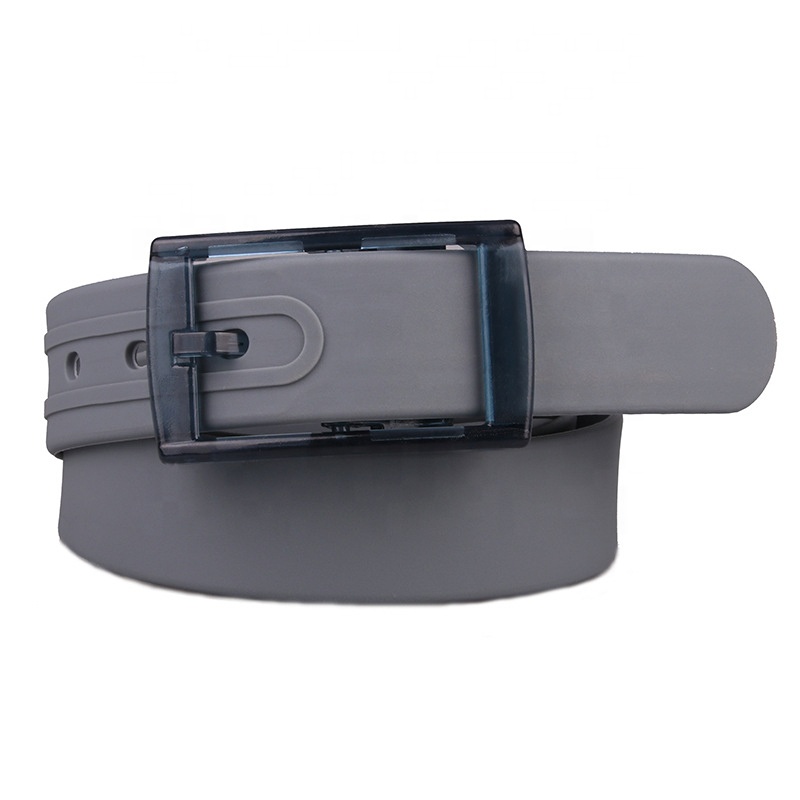 Fragrance 15 Colors Metal Free Anti Allergy Fashion Custom Logo Woman Plastic Belts Men Silicone Waist Belt