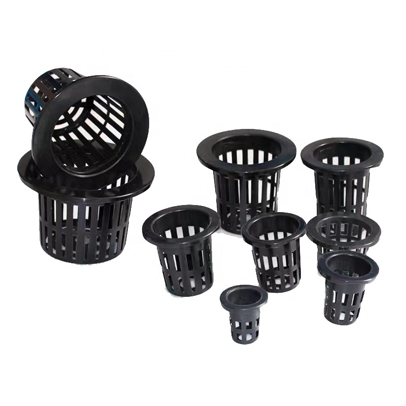 Greenhouse Plastic Mesh Pot Vegetables Grow Basket Hydroponics System Net Cup