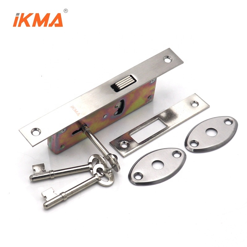 High Security Household Mortise Stainless Steel Spring Latch Mortise Cylinder European Italian Kale Kilit Door Locks