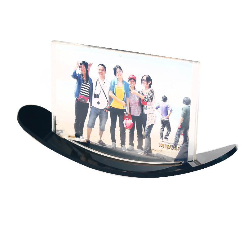 Creative Acrylic Photo Frame Desktop Office Acrylic Sign Holder Photo Stand Wholesale