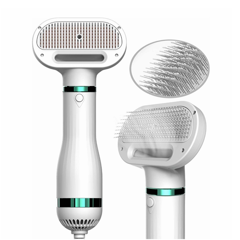 Wholesale Adjustable 3 Temperatures Settings Dog Hair Grooming Dryer with Slicker Brush  Upgraded Pet Hair Dryer