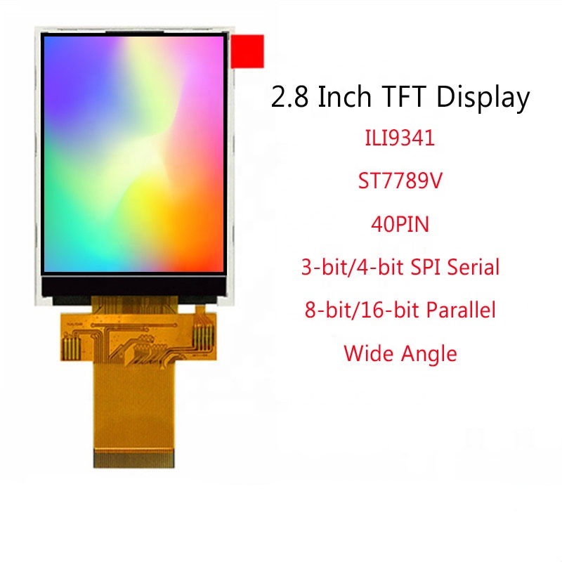 40PIN 240x320 Графический RGB ILI9341/ST7789 2,8 дюймовый TFT мобильный сенсорный ЖК-экран