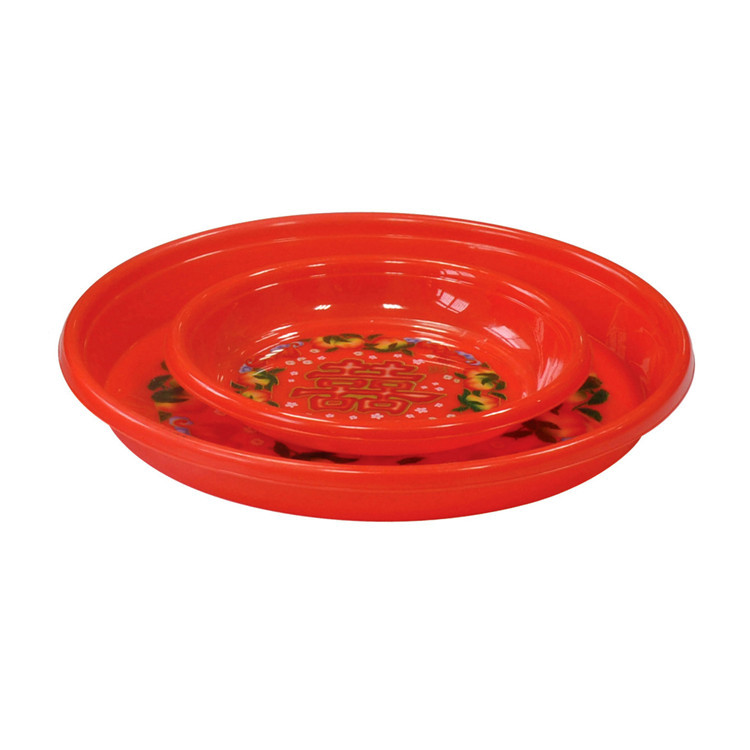 Plastic supplies wholesale recyclable plastic eco friendly light weight and durable PP Plastic dishes for party