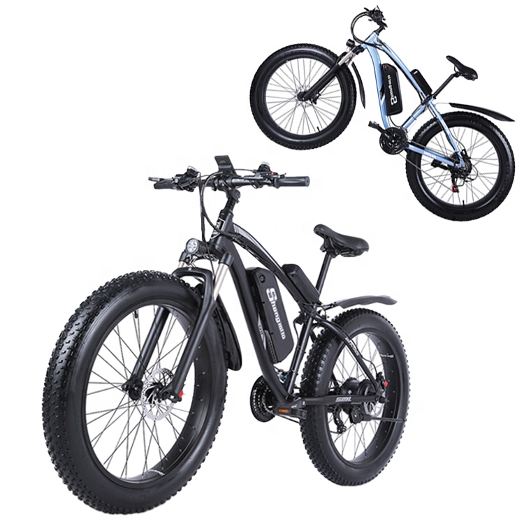 SHENGMILO Men Fat Tire Brushless Motor EU Warehouse Electric Bicycle/Cheap EEC China 26 inch 48v 1000w E-Electric Bicycles bike
