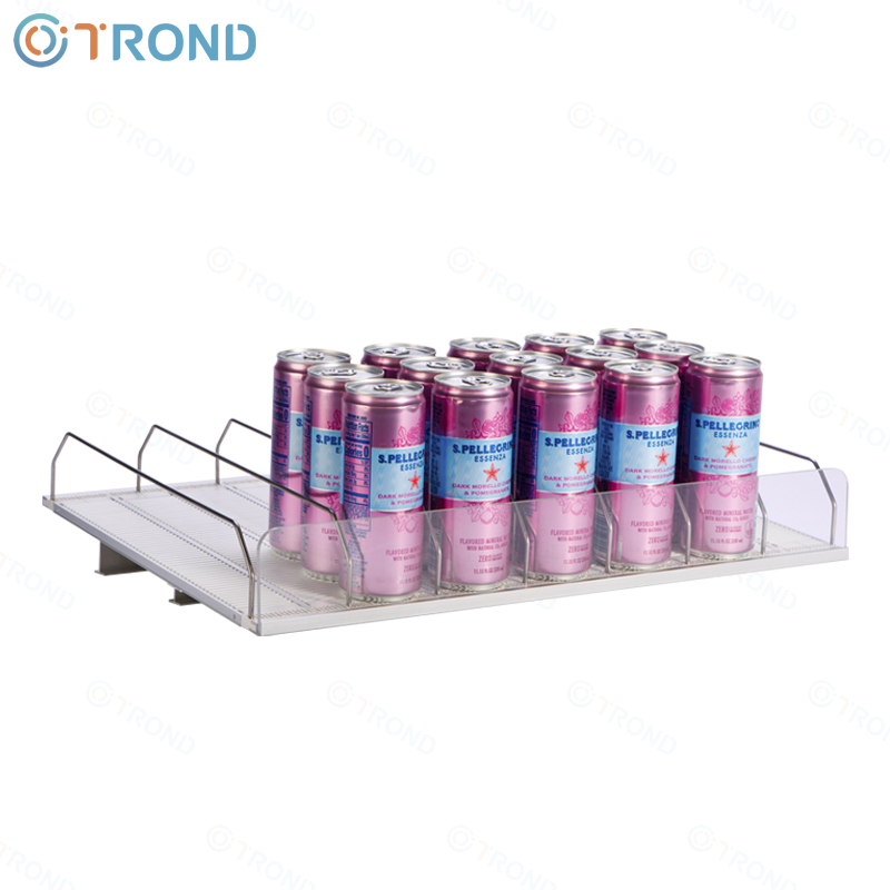 Холодильник толкатель аптека стеллажи для выставки товаров Shelving самотеком Glide ролик стеллажная система