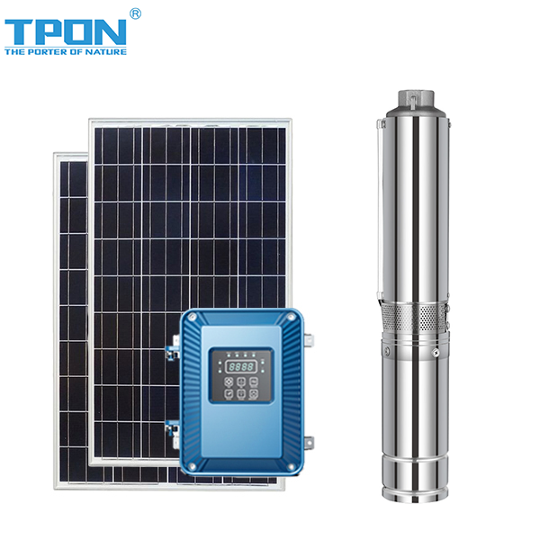 Новая модель 2HP 1500w солнечный глубокий скважинный насос для орошения на африканском рынке