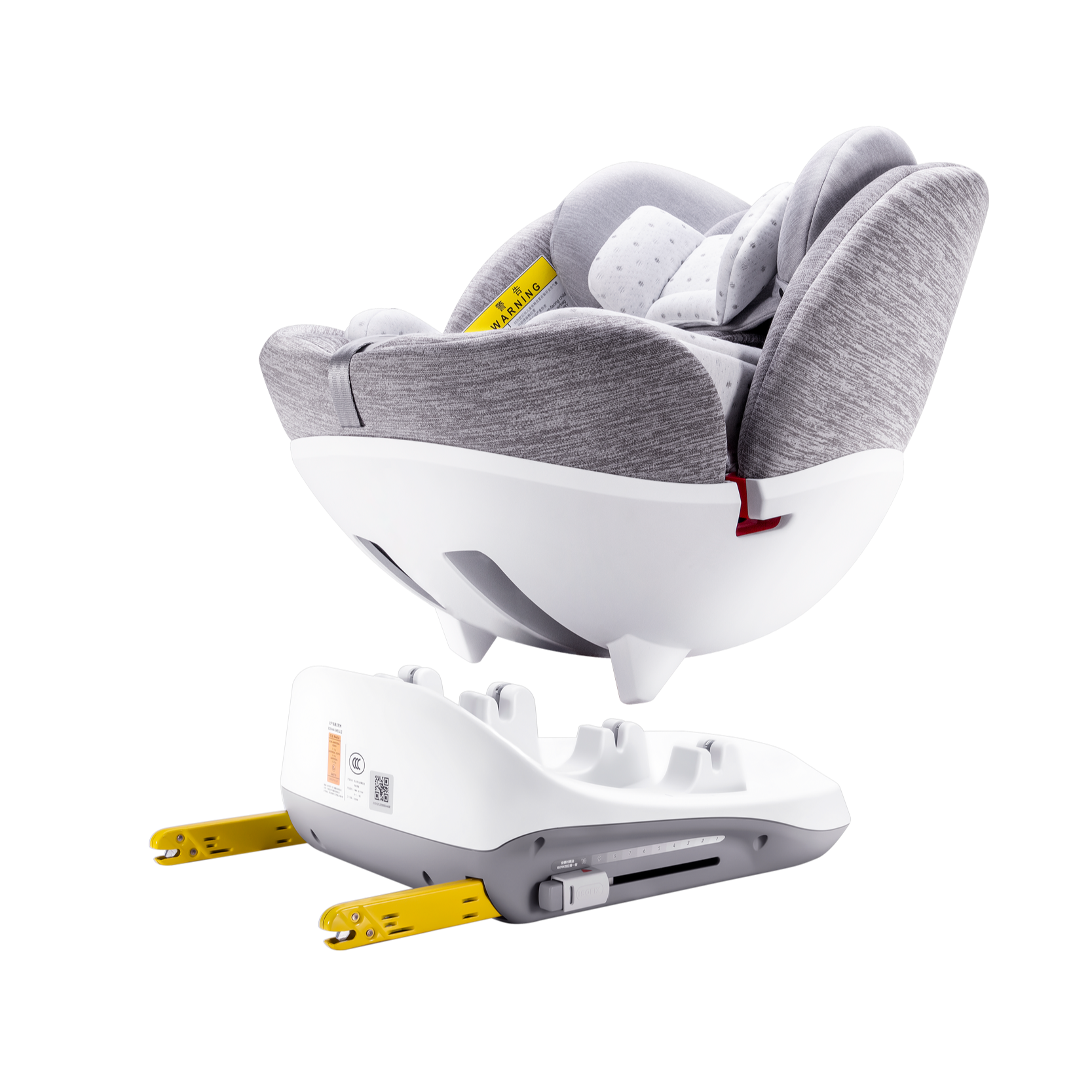 V106a серая группа 0 + i + ii с isofix & top tether ece r44 высококачественные детские автомобильные сиденья
