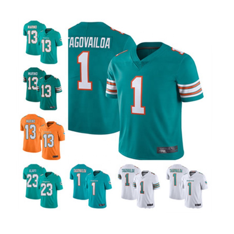 Custom Miami Dolphins American Football Jersey Cheap T-Shirt Rugby Jersey for Unisex Men Women Youth