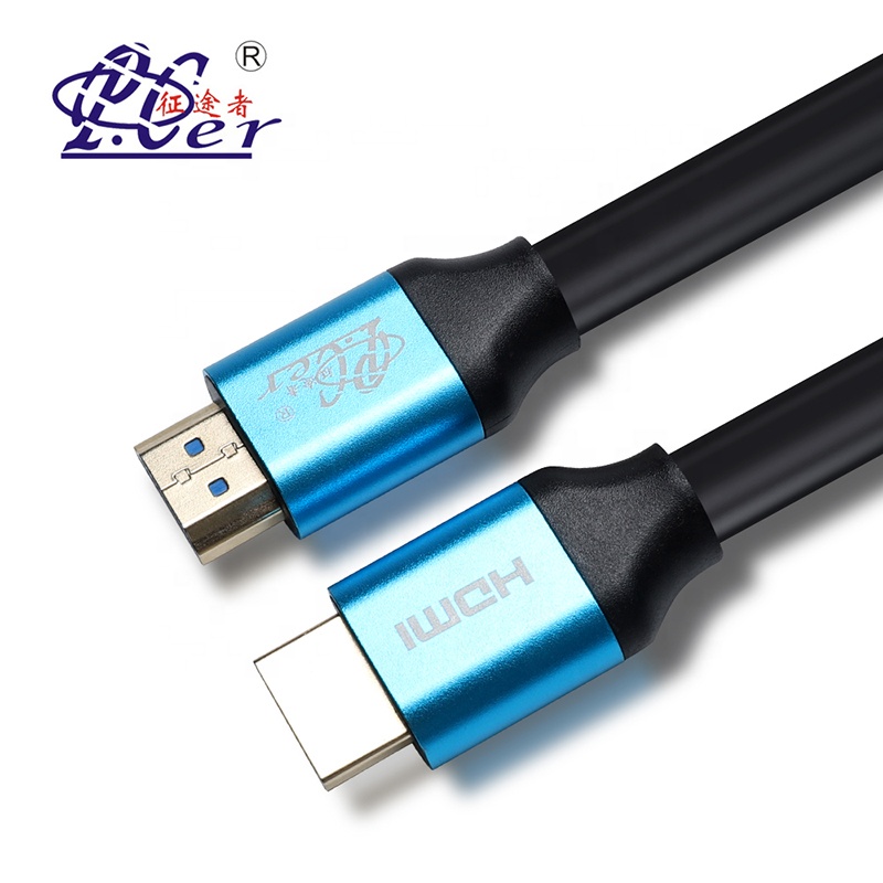 Цветной позолоченный штекер-штекер 4K 60 Гц 3D 1080P Стандартный HDMI кабель по заводской цене