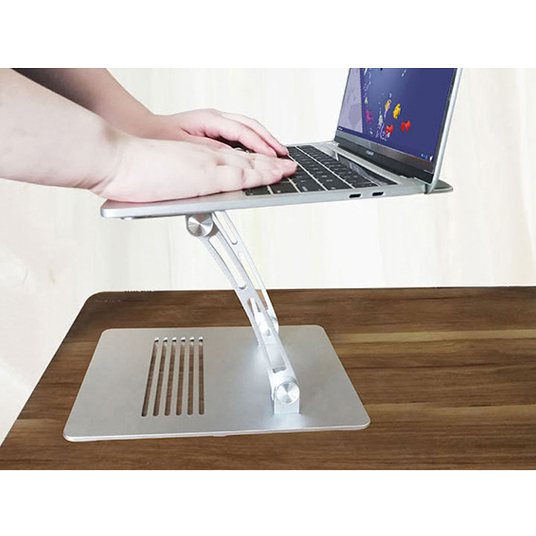 Newest Ergonomic Laptop Stand Aluminum Adjustable And Foldable Tablet PC Stand portable