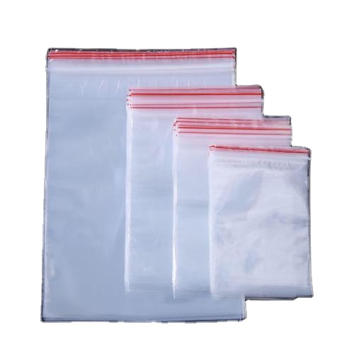Eco-Friendly Wholesale Clear Self Seal Zipper Plastic Retail Packaging Poly Pouches Zip Lock bags