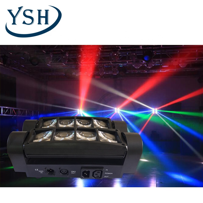 YSH LED Паук сценическое освещение DJ освещение Студия Вспышка стробоскоп для Рождественского украшения