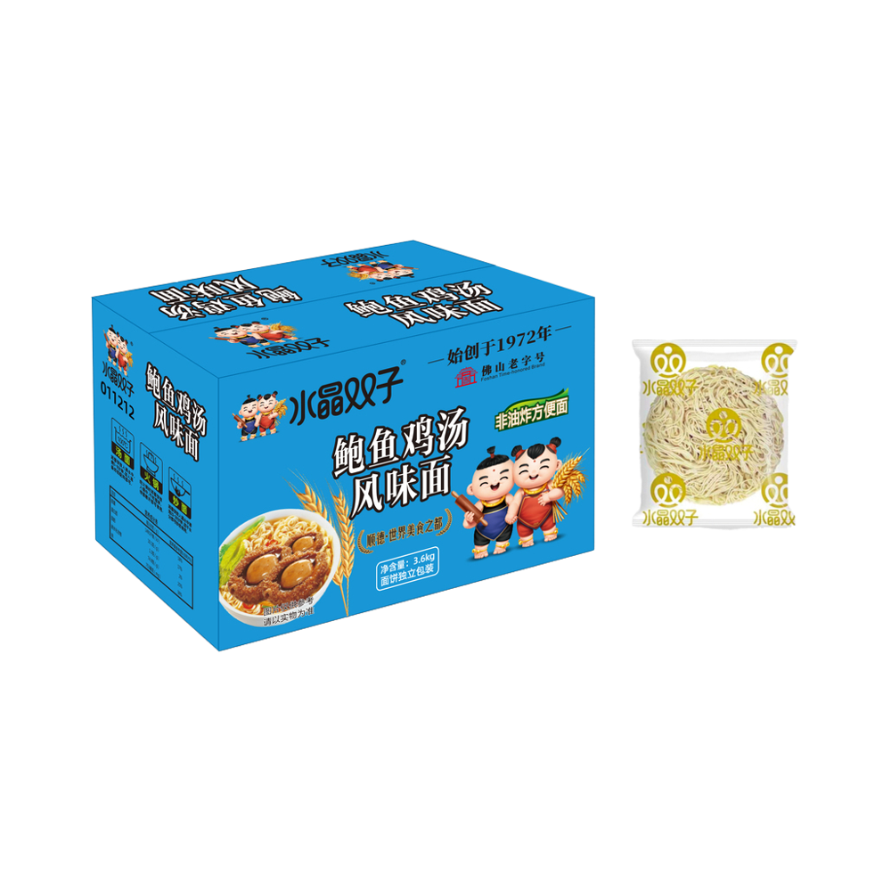 Chinese Healthy Food 3.6Kg Quick Cooking Abalone Chicken Soup Flavored Instant Ramen Noodle